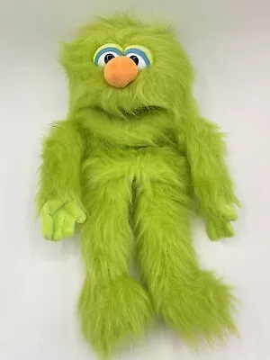 SILLY PUPPETS Hand Puppet 14  SCRUFFY THE GREEN MONSTER (FREE SHIPPING) • $34.90