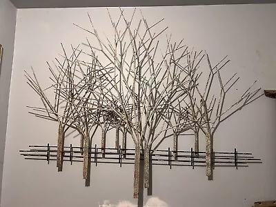 Curtis Jere Winter Orchard Tree Metal Wall Art Sculpture Modernism • $325