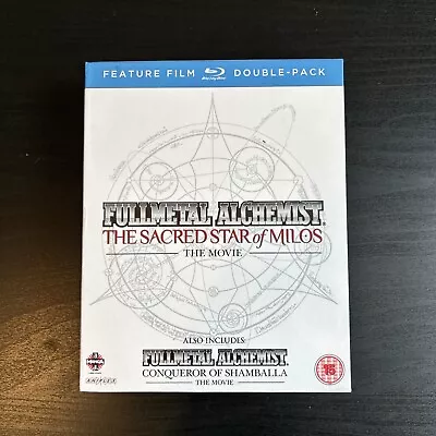 Fullmetal Alchemist The Sacred Star Of Milos Bluray Double Pack Rare! • £32