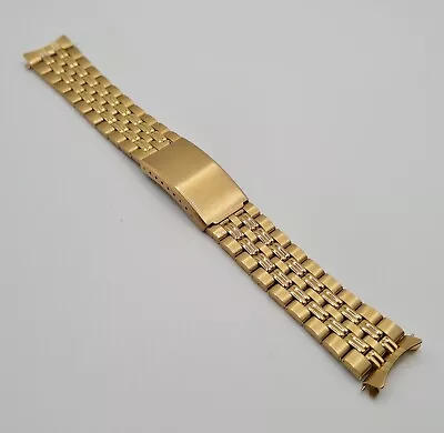 Apollo 20mm Watch Bracelet Gold Tone Stainless Steel ⌚️*FAST & FREE UK DISPATCH* • £19.95