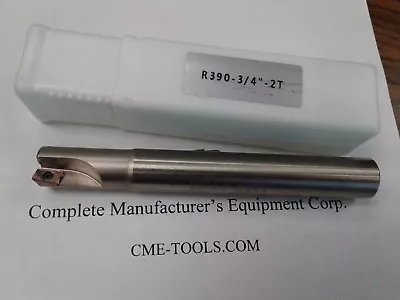 $39 • Buy 3/4  90 Degree Indexable End Mill 3/4 X3/4 X6  Sandvik R390-11T308 #506-SDVK-034