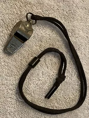 Vintage Whistle The Acme Thunderer Silver Tone Metal Whistle England Works. • $12.99