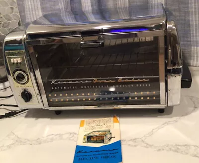 Vintage MCM 50’s Retro Chrome Kenmore Oven Baker Automatic Rotisserie Kitchen • $119.99