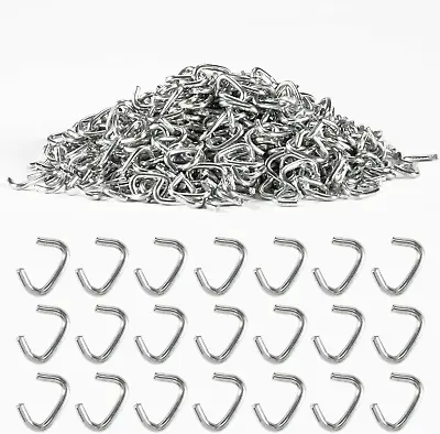 650PCS Galvanized Hog Rings - Hog Nose Rings Hog Rings 3/8 Hog Nose Clips Heavy  • $9.53