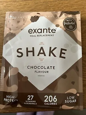 £20.25 • Buy 15 Exante Meal Replacement Low Sugar Shakes- 8 Chocolate And 7 Vanilla NEW