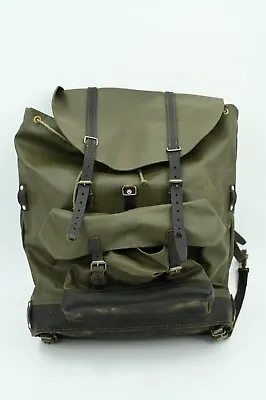 Vtg Swiss Military Backpack Rubberized Army Waterproof Rucksack Mtn Survival Bag • $159.99