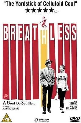 £6.99 • Buy Breathless DVD (2000) Jean-Paul Belmondo, Godard NEW SEALED (UK RELEASE) DVD