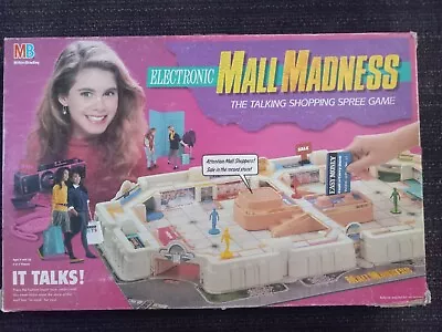 Mall Madness Electronic Board Game 1990 Milton Bradley The Shopping Spree Game • $89.99