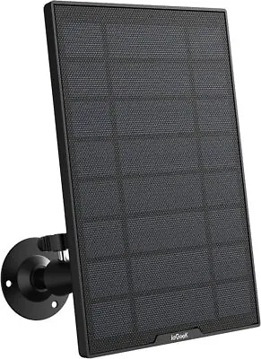 £14.99 • Buy IeGeek 3W Solar Panel For Security Camera Wall Mount Outdoor Micro USB Charger