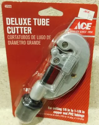 Ace Deluxe Tube Cutter For 1/8  To 1-1/8  Tubing 45222 Brand New • $12.49