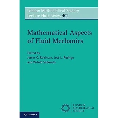 £11.89 • Buy Mathematical Aspects Fluid Mechanics 402 Paperback Cambridge Univ… 9781107609259