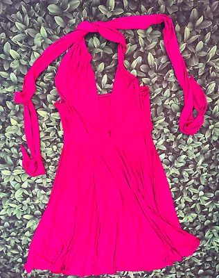 LANE BRYANT Infinity Multi Way Strap Maxi DRESS Size 22/24 Pink Heavy Knit NWT • $84.99
