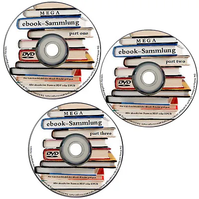  ✔11 GB Ebooks E-BOOK SAMMLUNG ✔ Abenteuer Sagen Krimi Erotik Romane  ✔ 3 DVD    • £12.22