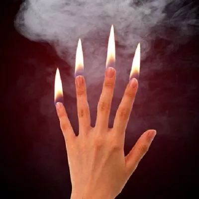 FLAMES AT FINGERTIPS From Fire Stage Magic Trick Flaming Hot Finger 4 Gimmicks • $13.29