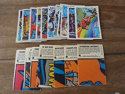 A&BC Batman Blue Bat Cards From 1966 - 1B-44B. VGC! Pick Your Cards! Blue Cowl • £2.99