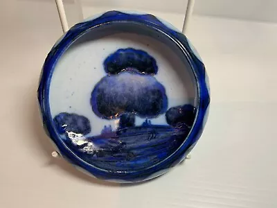 Vintage William Moorcroft Pottery Dawn Landscape Small Dish/bowl - Restored • £199.99