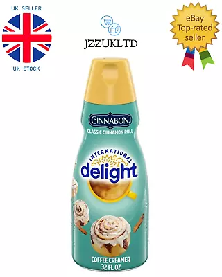 International Delight Cinnabon Classic Cinnamon Roll Coffee Creamer - 32 Fl Oz • £16.49