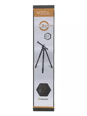 Vanguard Digital Camera/Veo3 263Ct/Overhead Tripod/Carbon/3 Stages/No Head/Black • $156.69