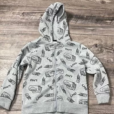 £4.95 • Buy Disney Pixar Cars Zip Up  Hoodie Sweatshirt Size 5T
