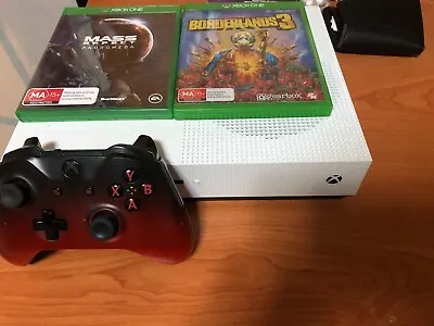 Microsoft Xbox One S 500GB With Games And Controller • $180