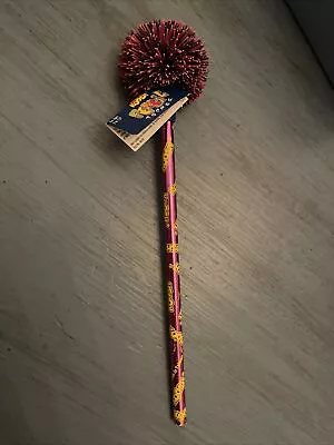 VTG UNUSED W/TAG MINI KOOSH BALL PENCIL 1990s ORIGINAL PINK/PURPLE TOPPER • $25