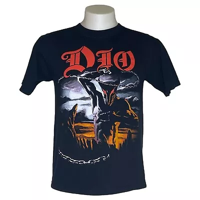 Vintage Dio Band T Shirt Size Medium Double Sided Magica Lyrics Y2K Anvil Black • $124.99
