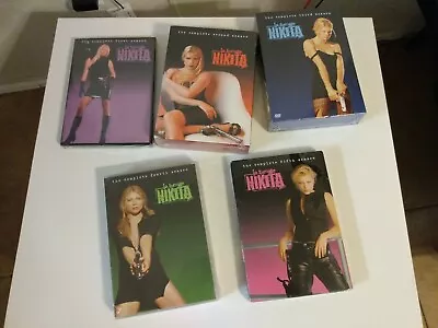 New La Femme Nikita Complete Seasons 1-5 DVD 2006 27-Disc Peta Wilson Roy Dupuis • $225