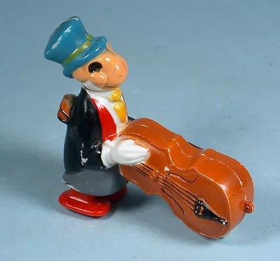 1950-1960s Jiminy Cricket Incline Ramp Walker Toy Marx Walt Disney W/Bass Fiddle • $34.95