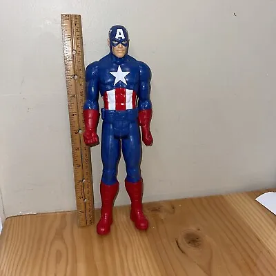 Marvel Hasbro 2013 Titan Hero 11.5 Inch Captain America Figure • $9.99