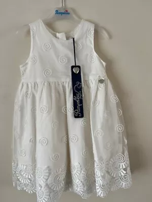 Brand New Pampolina Cream Special Dress Age 3 Years 98cm • £19