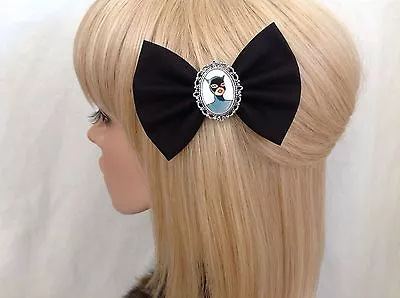 Catwoman Hair Bow Clip Rockabilly Pin Up Geek Marvel Super Hero Batman Sale • $14.95