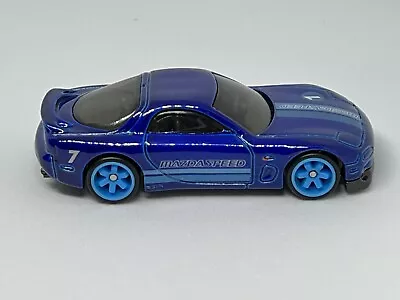 HOT WHEELS PROTOTYPE FACTORY TEST RUN Blue 95 Mazda RX-7 FD3S Mazdaspeed Spun • $25.95