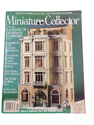 Miniature Collector July/Aug 1998 Dollhouse & Miniatures Magazine Vol 21 Issue 4 • $16.98