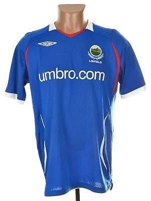 Linfield Belfast 2008/2009 Home Football Shirt Jersey Umbro Size M Adult • £43.19