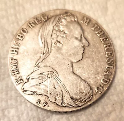 WORLD SILVER COIN  1780 Austrian Empire 1 Thaler Maria Theresa**677898BL • $19.50