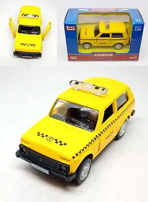 VAZ-2121  Niva  Taxi. Diecast Metal Model Scale 1:50. Play Smart • $9.95