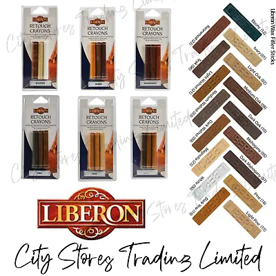 Liberon Wax Filler Stick Wood Furniture Repair Stick Colour Scratch Chip B2 • £56.81