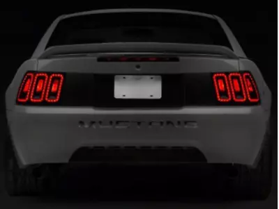 Raxiom 99-04 Ford Mustang Excluding 99-01 Cobra Icon LED Tail Lights-Blk Housing • $314.99