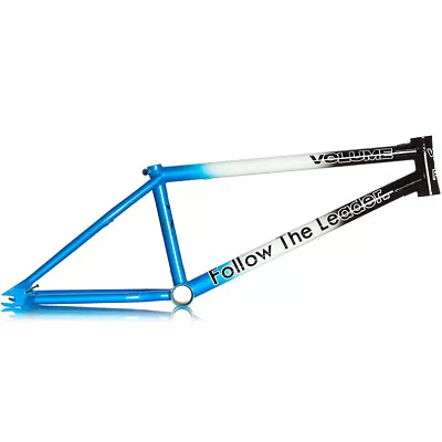 Volume Bmx Follow The Leader Bicycle Frame Black/white/blue Fade Billy Perry Ftl • $399.95