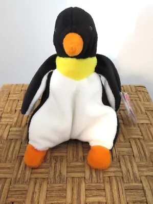 Ty Beanie Baby 3rd Gen. New & Very Rare Waddle The Penguin W/ Perfect Mint Tags • $85