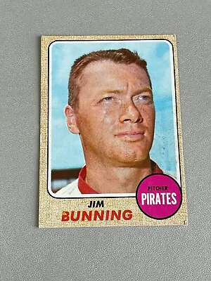 1968 Topps #215 Jim Bunning • $0.99