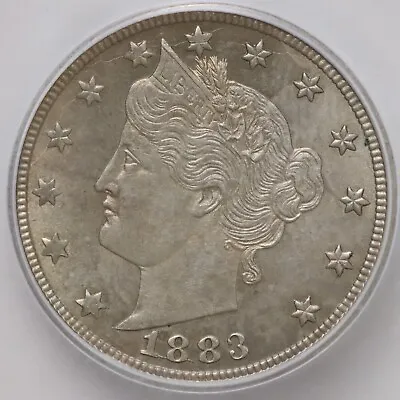 $0.99 • Buy 1883 N/C No Cents Liberty V Nickel S19