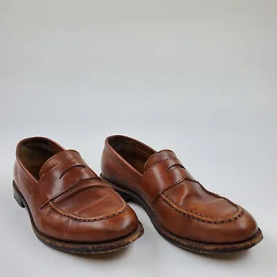 J-Crew LUDLOW Penny Loafer Men Size 9D Brown Leather • $35