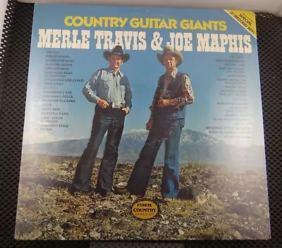 Merle Travis Joe Maphis ‎– Country Guitar Giants (CMH Records ‎– CMH-9017) • $20