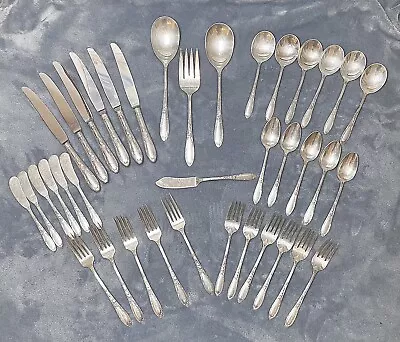 Huge Set! Virginian By Oneida Sterling Silver Flatware 38 Pieces! • $1500