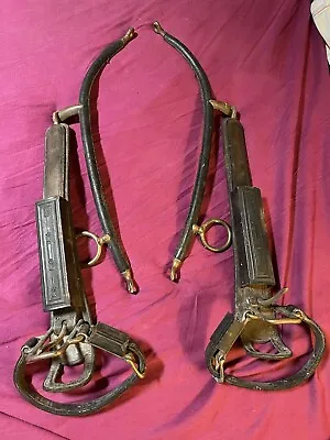 Hames Quality For Harness Of Horse Double Fontes Leather Embossed • £86.11