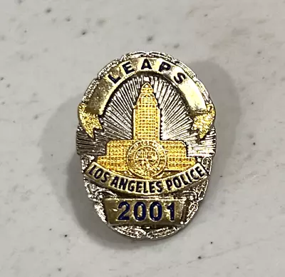 LAPD 2001 LEAPS Law Enforcement And Private Security Pin • £12.98