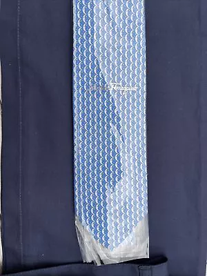 Gorgeous Salvatore Ferragamo Blu Moon Tie • $98