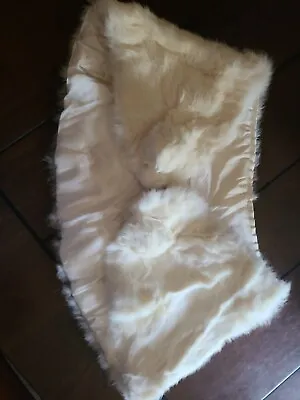 Genuine Rabbit Fur Snow White Stole • $100