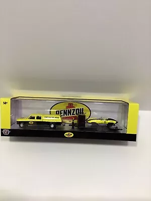 M2 Machines Auto Haulers 1973 GMC Sierra 3500 1959 Chevy Corvette XP86 S42 Chase • $18